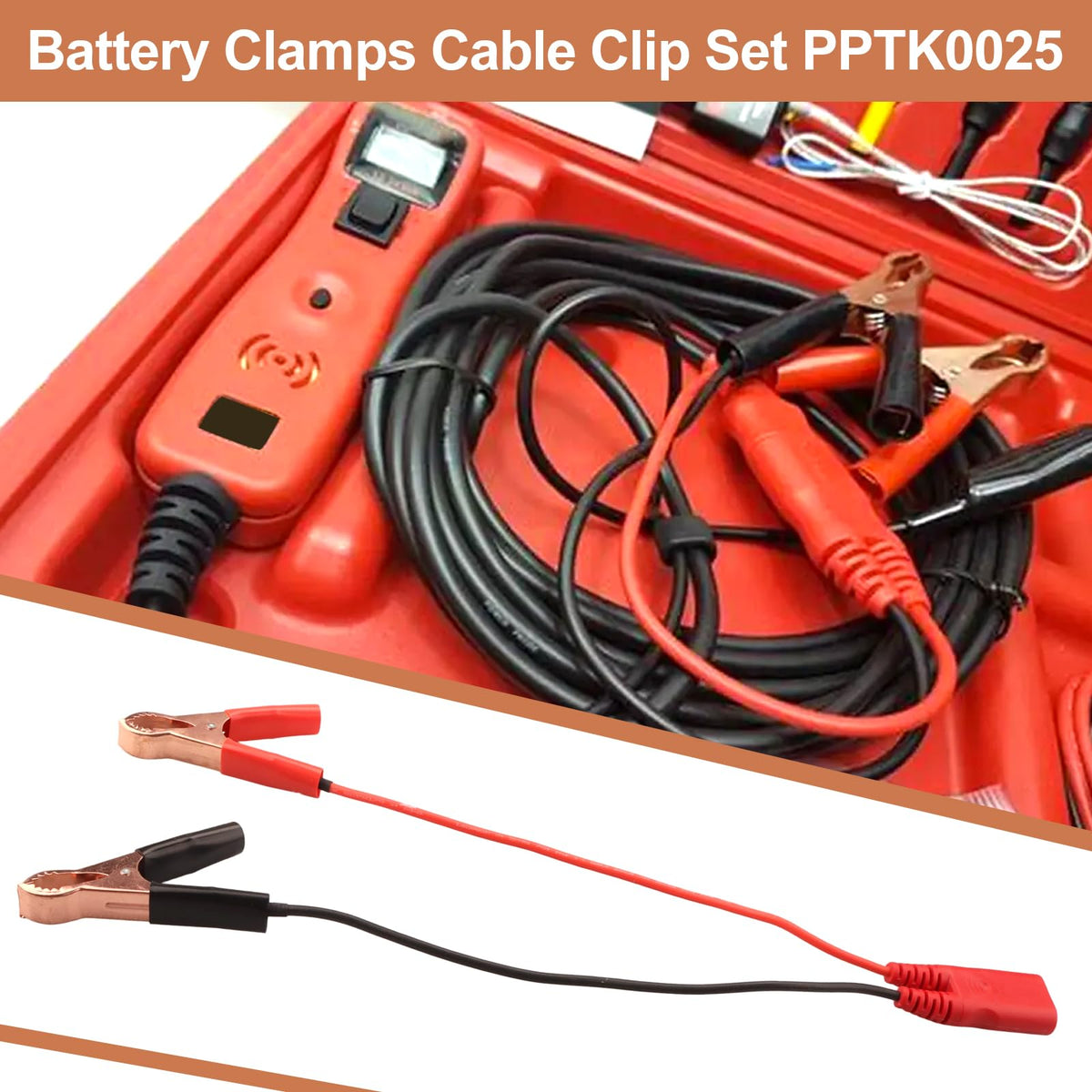 PPTK0025 Alicate de Batería Clip de Cable Conjunto para Modelos Power Probe 3/3S/3Ez