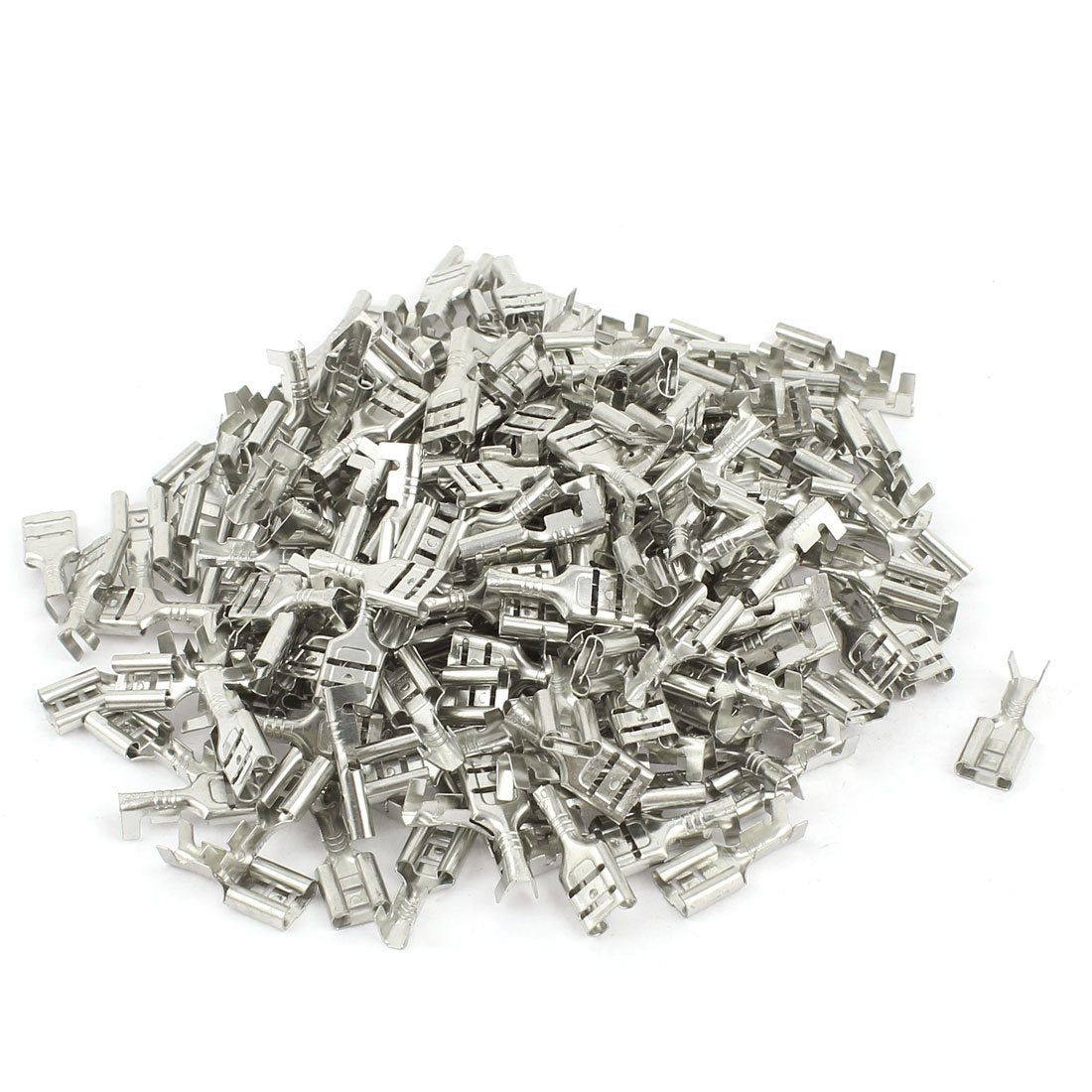 Speaker Female Spade Terminal Wire Connector with 200 Piece 6.3 mm Fit Stud Width