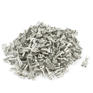 Speaker Female Spade Terminal Wire Connector with 200 Piece 6.3 mm Fit Stud Width