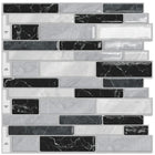 LinkMejor Kitchen Backsplash 3D Self Adhesive Peel and Stick Wall Tile 10 Sheet