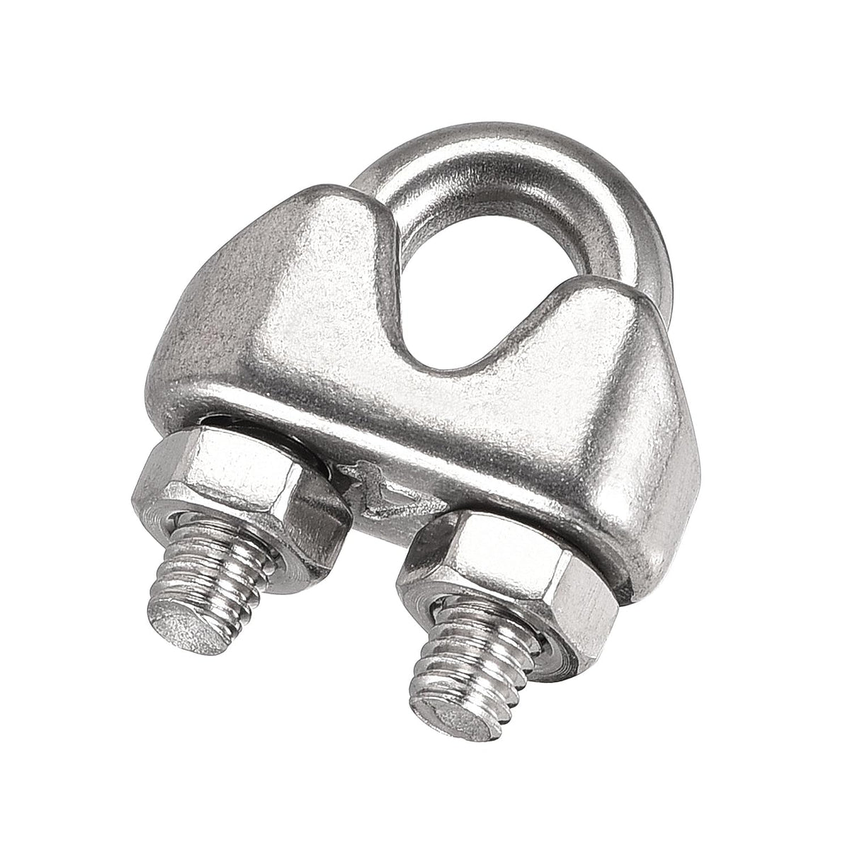Wire Rope Clip Clamp M4 316 Stainless Steel for 4mm Diameter Cable, Pack of 10