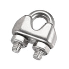 Wire Rope Clip Clamp M4 316 Stainless Steel for 4mm Diameter Cable, Pack of 10
