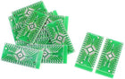 15PCS QFN32 QFP32 to DIP32 Double Sided Adapter PCB Converter Plates