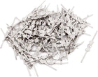 LinkMejor 100Pcs Chromium Tone 45mm Length Chandelier Connector Clip for Fastening Crystal