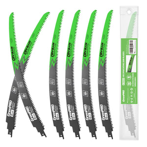 LinkMejor 6 Pack 15Zoll Schwenksägenblätter, 6TPI Bogenkante für Baumschnitt