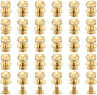 30Pcs 12mm Chicago Screws Round Head Button Leathercraft Rivets for DIY Leather Crafting Decoration Handbag Shoes Belt Repair, Silver