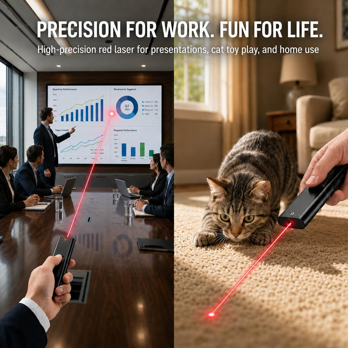 LinkMejor X9 Pro Ultra Flat EDC Pocket Flashlight, med röd laser, svart