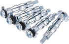 M4x32mm Hollow Drive Wall Bolt Screws Zinc Plated Steel for Drywall, Plaster and Tile 10pcs