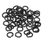 Split Lock Washer, M10 304 Stainless Steel Spring Lock Washer 50pcs, Black