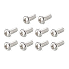 M3x8mm Stainless Steel Phillips Round Pan Head Machine Screws (Pack of 100)