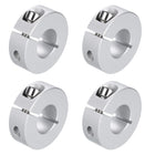 8pcs Single Split Clamp-On Shaft Collar 16mm Bore One-Piece Clamping Collar, 35mm OD, 12mm Thickness, Aluminum Alloy Set Screw Split Collar Clamp