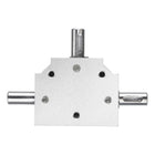 Tapered Bevel Gear Box 1:1 Triple Short Output Shaft 8mm Shaft, Right Angle Drive Steering Gear Device for Simple Mechanical DIY Module (Bore with Keyway)
