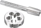 M13 x 1mm Metric Tap and Die Set, Machine Thread Screw Tap with Round Threading Die, Tap & Die Kit for Nut Screw Bolt Thread Repair