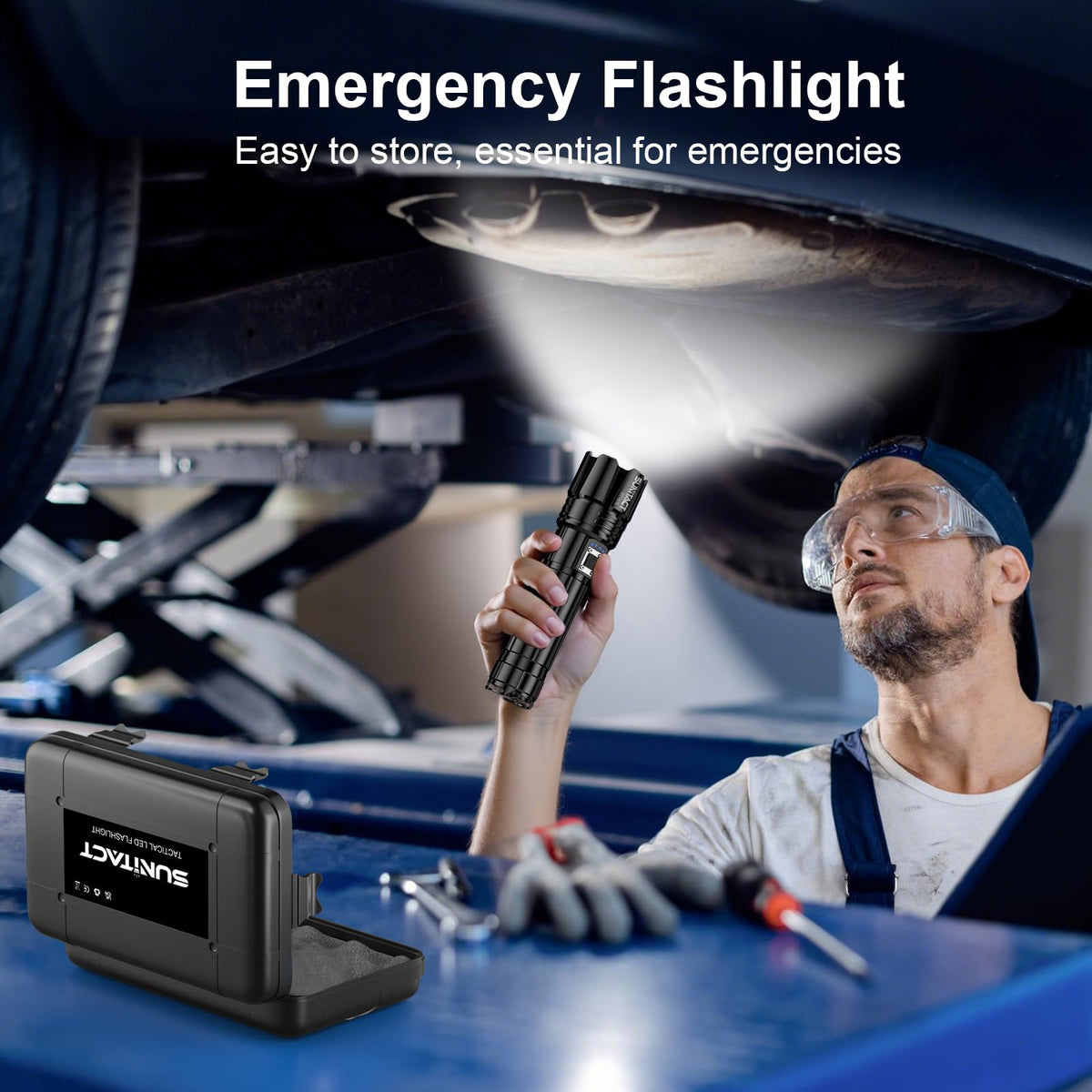Taschenlampen 20000 Lumen wiederaufladbar 30W super helles LED Taschenlampe