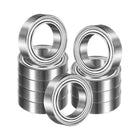 10 Pack 6700ZZ Deep Groove Ball Bearings, 10 x 15 x 4mm Chrome Steel Double Shield Bearing for Electric Motor, Home Appliances, Industrial Machinery, (ABEC5)