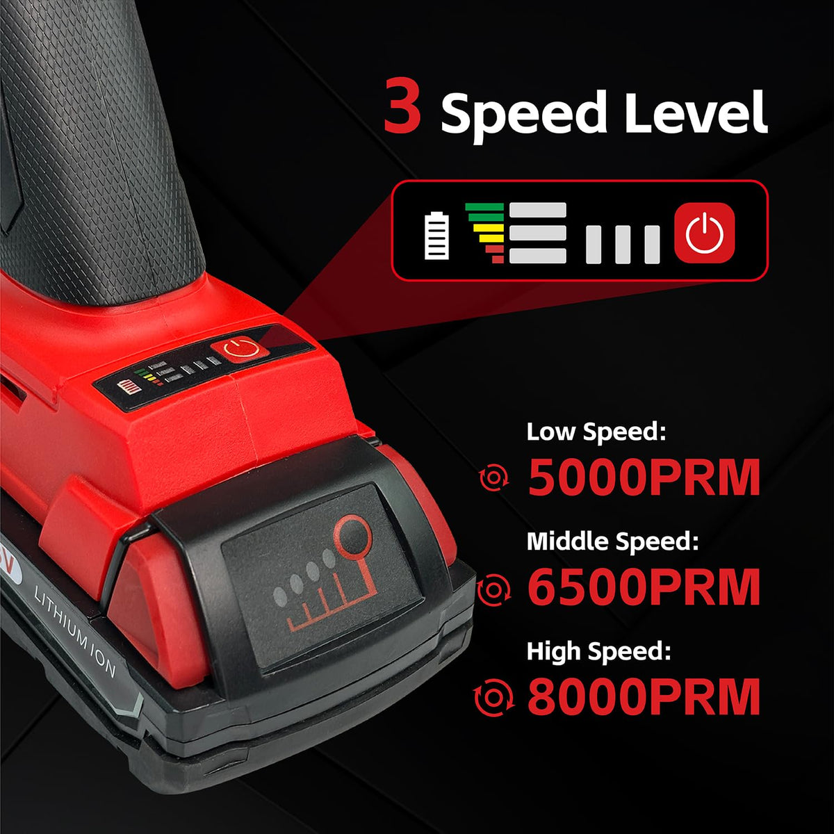 Kabelloses Winkelschleifer kompatibel mit Milwaukee M18 18V Akku (Gelb)
