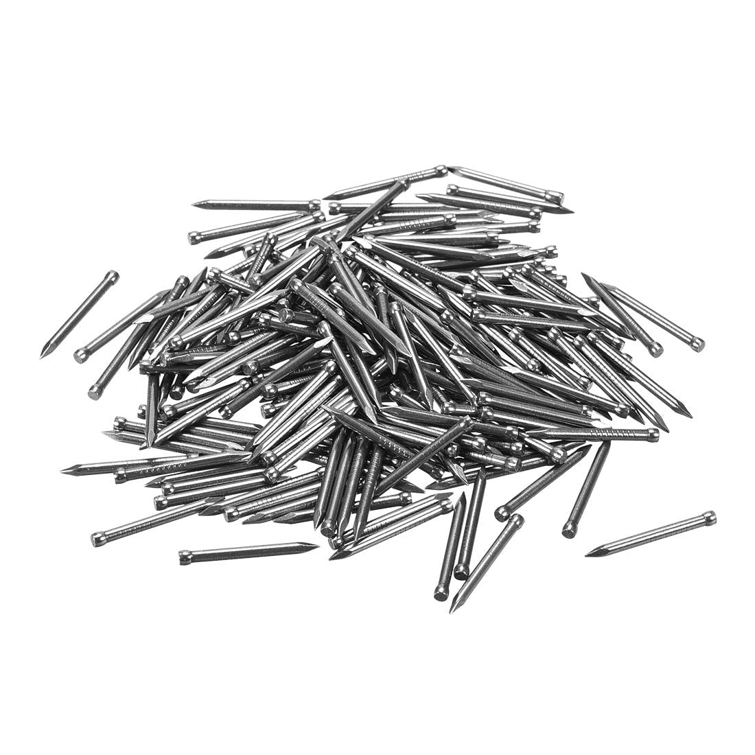 Finishing Nails Hand-Drive Hardware Carbon Steel Nail 25mm 1-inches 100pcs, Silver