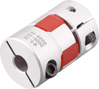6mm to 6.35mm Bore L31xD20 Flexible Coupling Jaw Coupler Shaft Joint for Servo Motor