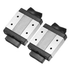 2pcs MGW12C Linear Bearing Sliding Carriage Block with Mini Guide for 24mm Linear Motion Slide Rail Guide, 3D Printer, CNC Machine