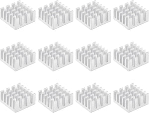 15x15x8mm hüdrikäike, hõbeputta, isekleepuvat alumiiniumist, 12 tk