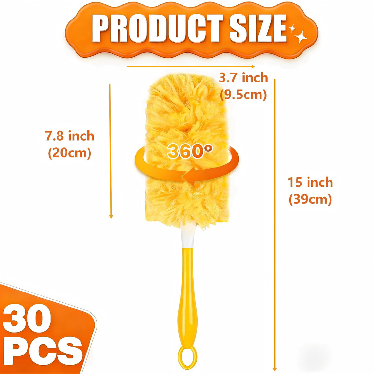 Ricambi per Asciugamano Swiffer, 30 Confezioni di Ricambi con 1 Maniglia