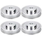 4pcs GT-2 Pulley Synchronous Wheel 80 Teeth 10mm Bore, Fit with 6mm Width Belt, Aluminum Alloy Timing Pulley Wheel for 3D Printer, CNC Machine