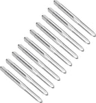 10pcs Straight Flute Thread Tap, M6 x 1.0 Metric Screw Threading Tapping Tool Thread Milling Machine Taps, High-Speed Steel 6542 (HSS 6542)