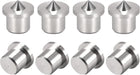 6mm Drill Center for Dowel and Tenon, Stainless Steel, Woodworking Doweling Centering Tool 8Pcs