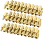 60pcs M3 8+6mm Female Male Thread Brass Hex Standoff Spacer Screws PCB Pillar