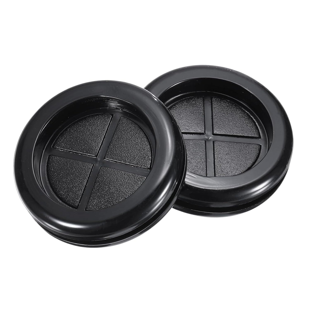 Rubber Grommet Round Double-Sided Mount Dia 50 mm ID 42 mm for Wire Protection 20pcs