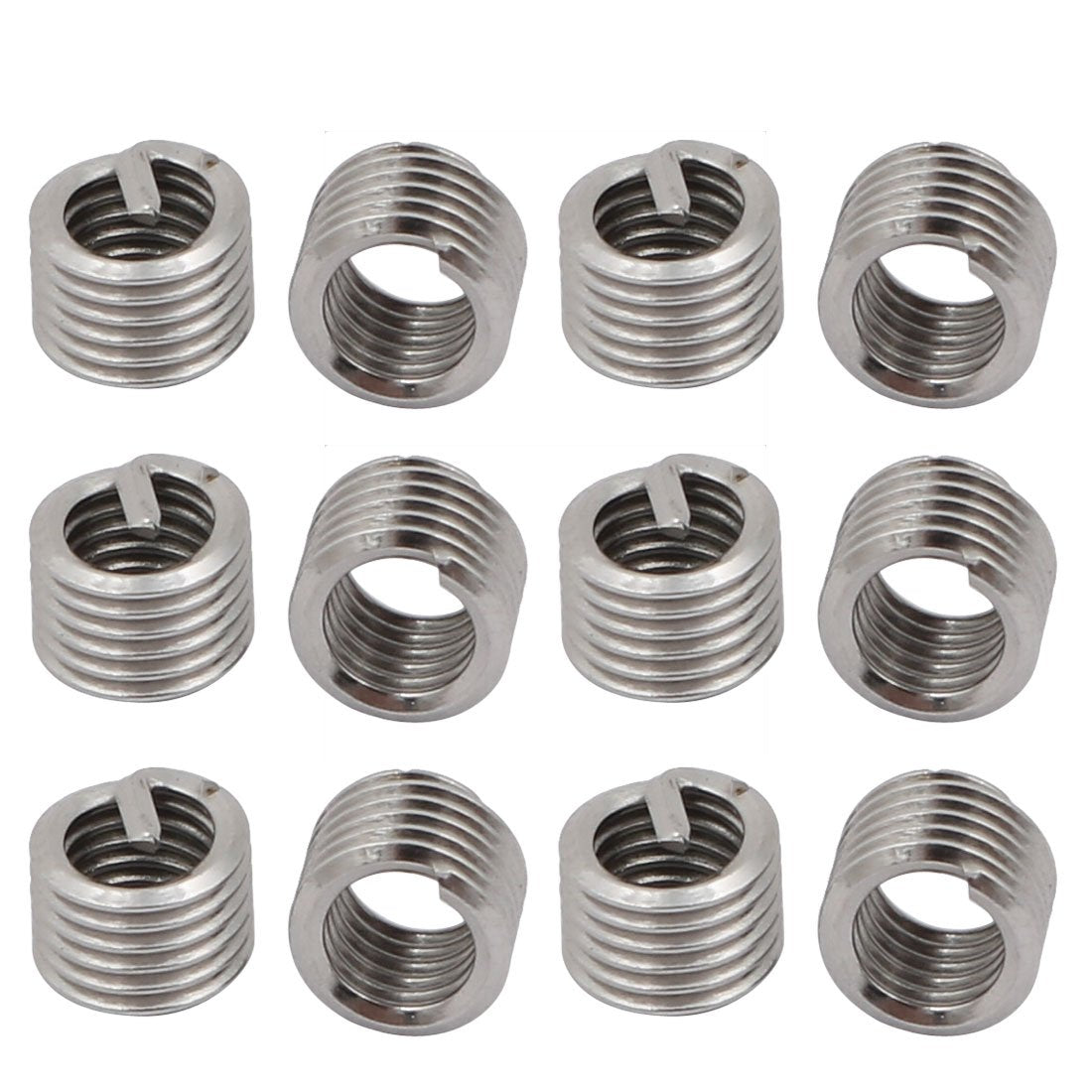 #8-32x0.246 304 Stainless Steel Helical Coil Wire Thread Insert 12pcs