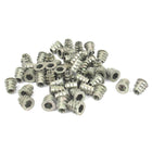 M5x10mm Hex Socket Screw in Thread Insert Nut with Round Plate End 50 Pcs for Wood