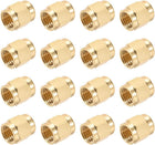 Brass Tubing Nut Tube Fitting Compression Insert Hydraulic Nuts M8x4mm 16pcs