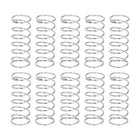 10Pcs Compression Springs, 0.4mm Wire Diameter x 6mm OD x 15mm Length 304 Stainless Steel Extension Spring Ballpoint Pen Pressure Springs for Shop Home Repairs, Silver