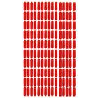 150pcs 3mm Inner Dia PVC Flexible Vinyl Cap Screw Thread Protector Cover Red