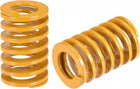 3D Printer Die Spring, 20mm OD 30mm Long 2pcs Spiral Stamping Light Load Compression Mould Die Springs for 3D Printer Electric Part, Yellow