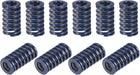 3D Printer Die Spring, 10pcs 8mm OD 15mm Long Spiral Stamping Light Load Compression Mould Die Springs for 3D Printer Electric Part, Blue
