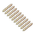6x18mm Hanger Bolts, 12pcs Double Ended Self-Tapping Thread Wood to Wood Dowel Screws for Wood Connecting