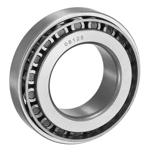 08125/08231 Tapered Roller Bearing Cone and Cup Set, 1.242" Bore x 2.314" OD x 0.62" Thick, Chrome Steel Taper Bearing Set, ABEC-3