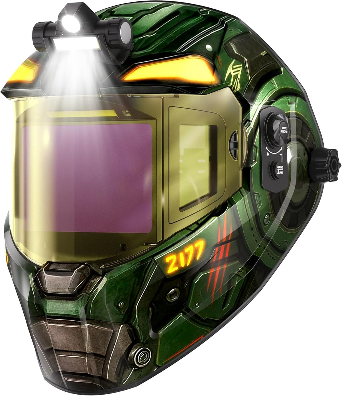 LinkMejor Auto Darkening Welding Helmet, Digitaalinen varjostustunnus