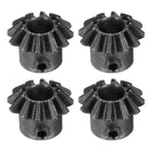 4pcs Bevel Gear 1.5 Module 1:1 Reduction Rate 12T 8mm Hole Dia Bevel Pinion Gear, 90 Degree Steering Gear for Hardware Mechanical Rotation