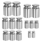 15pcs Calibration Weight Set 10g 20g 50g 100g 500g 1kg M1 Precision Chrome Plated Steel for Digital Balance Scales
