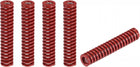 3D Printer Die Spring, 5pcs 8mm OD 40mm Long Spiral Stamping Medium Load Compression Mould Die Springs for 3D Printer Electric Part, Red