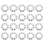 40Pcs 5/16 Internal Tooth Lock Washer, 304 Stainless Steel Multi-Tooth Star Washer Locking Fastener, Silver Tone
