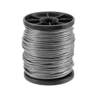 5/64" (2mm) 98ft 304 Stainless Steel Cable Wire Rope 7 x 7 Strands Vinyl Coated Aircraft Cable with Reel for Deck Railing Outdoors Picture Hanging