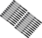 20pcs Spiral Flute Thread Taps M4 x 0.7 H2 Metric Machine Threading Tap Bit, Nitrided Coated Screw Tapping Repair Tool, M2 High-Speed Steel (HSS6542)