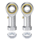 PHS10 M10 Female Rod End Bearing Set - 2pcs of M10x1.5 Left and Right Hand Thread Rod Ends with Jam Nuts