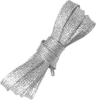 2 kpl metallinen lanka 1.2 cm leveät tasaiset saappaankorut sneakereille