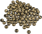 300Pcs Smooth Round Spacer Beads, 5mm Spacer Loose Ball Beads for Jewelry Making Bracelet Necklace DIY, Bronze