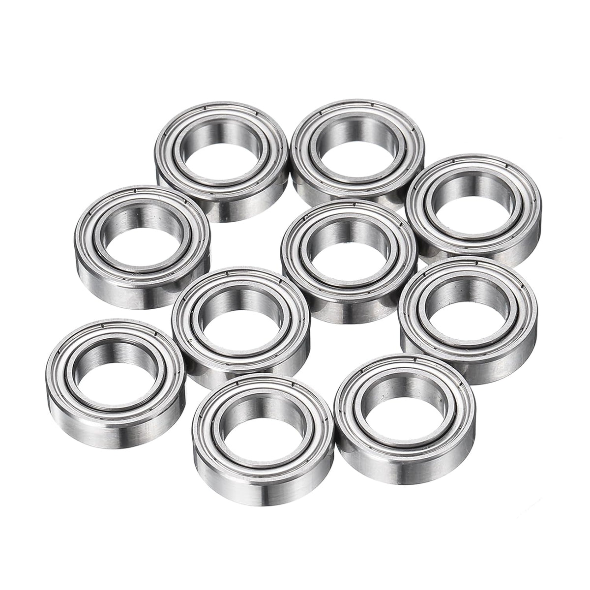 10pcs MR148ZZ Deep Groove Ball Bearings 8x14x4mm Chrome Steel Miniature Bearing Double Shielded Precision Bearings, P5 (ABEC 5)